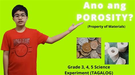porosity in tagalog|Porosity in Tagalog.